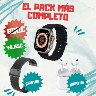 SMARTWATCH PRO ULTRA (Auriculares + Correa GRATIS)