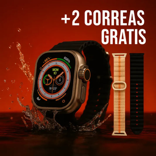 Smartwatch + 2 Correas Gratis